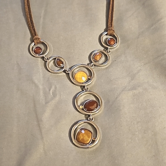 Lia Sophia Jewelry - Lia Sophia Rootbeer Cord Necklace